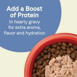CANIDAE PURE Petite Protein Chunks Of Real Tuna Recipe In Gravy Dog Food Topper, 8.4-oz Box -Snuggle Paws 843094 PT4. AC SS1800 V1683041376