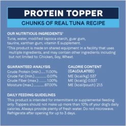 CANIDAE PURE Petite Protein Chunks Of Real Tuna Recipe In Gravy Dog Food Topper, 8.4-oz Box -Snuggle Paws 843094 PT6. AC SS1800 V1683043305