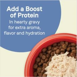 CANIDAE PURE Petite Protein Shreds Of Real Chicken Recipe In Gravy Dog Food Topper, 8.4-oz Box -Snuggle Paws 843110 PT4. AC SS1800 V1683043252
