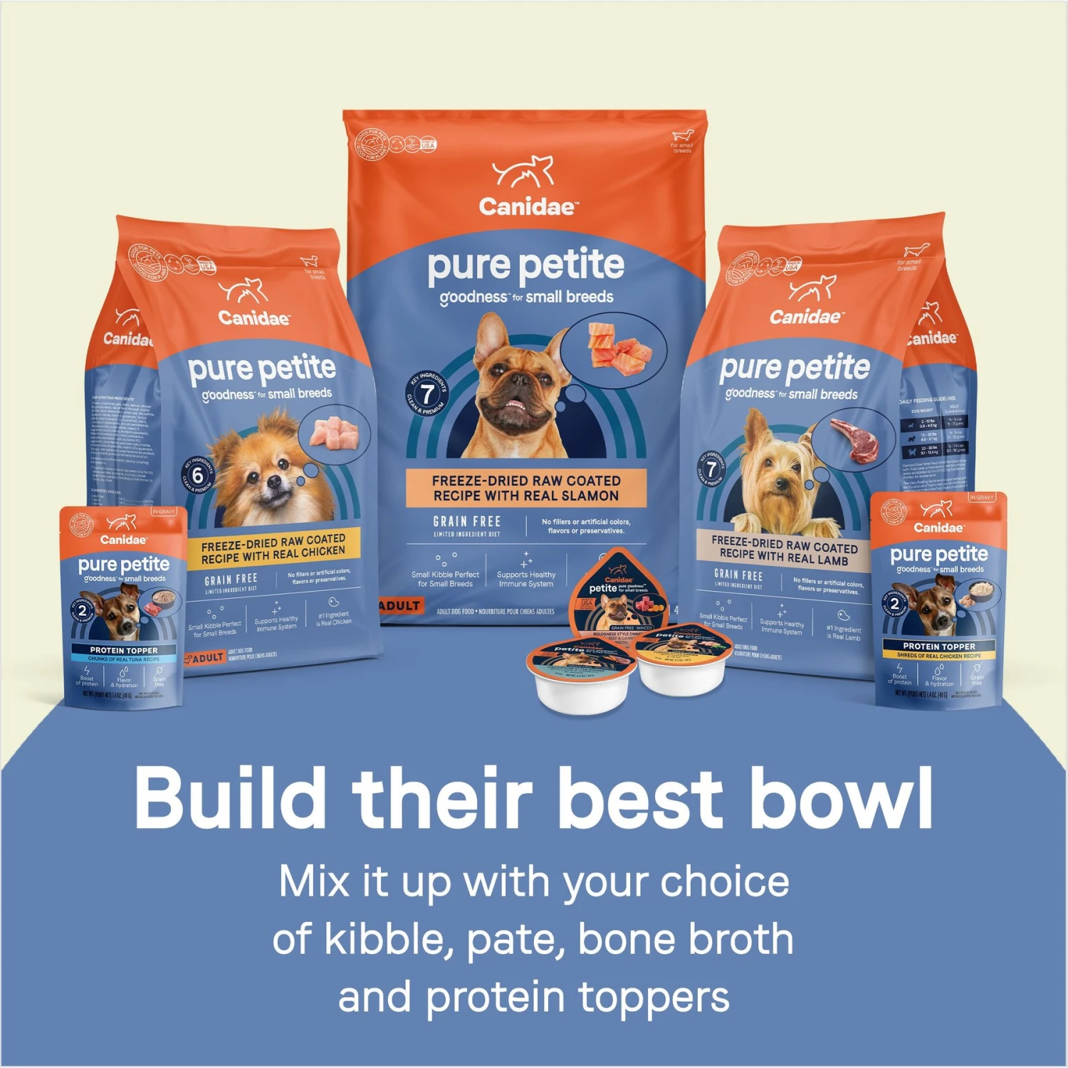 CANIDAE Pure Petite Premium Recipe Puppy Chicken & Wholesome Grains Dry Dog Food, 4-lb Bag 10 CANIDAE Pure Petite Premium Recipe Puppy Chicken & Wholesome Grains Dry Dog Food, 4-lb Bag - Image 8