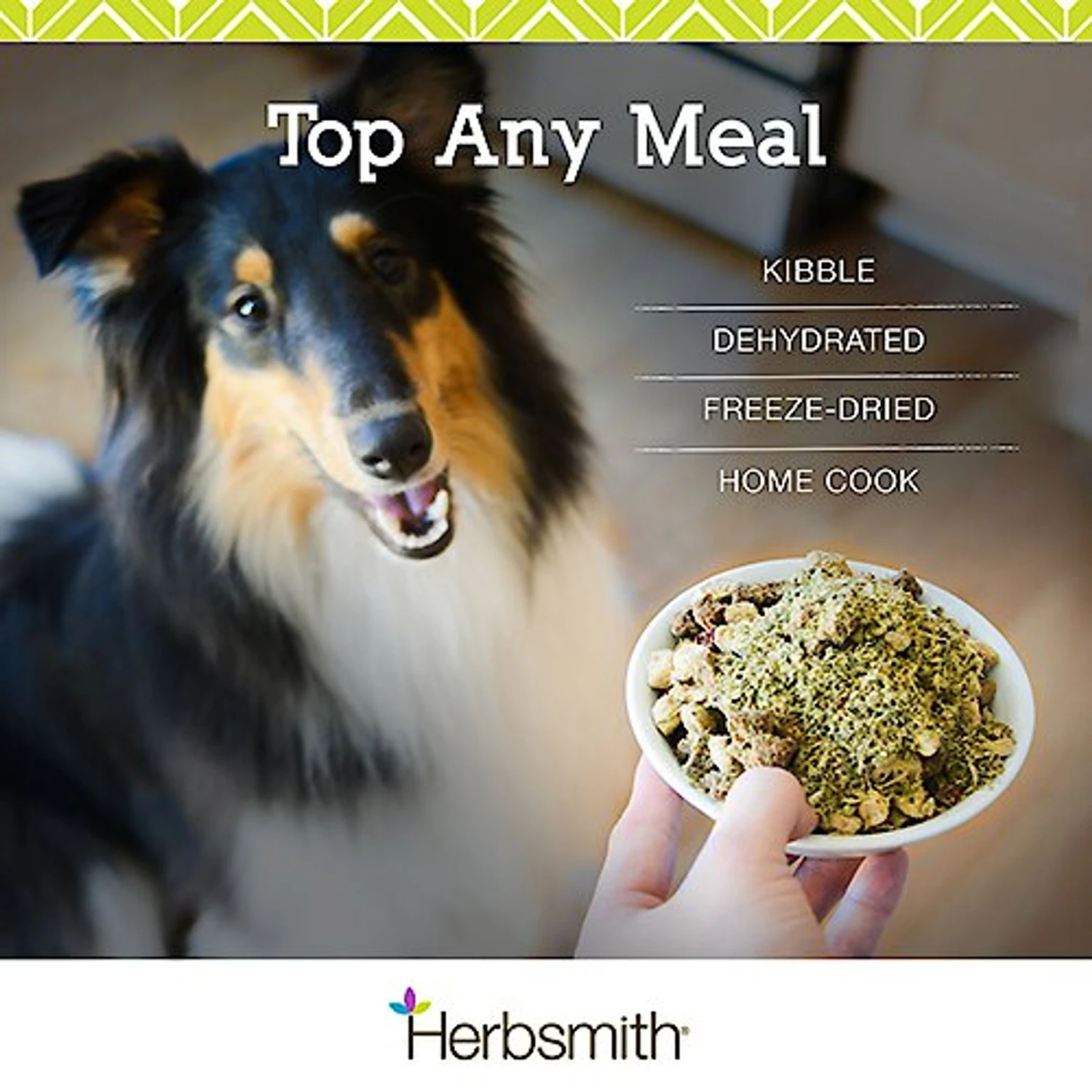 Herbsmith Smiling Dog Kibble Seasoning Freeze-Dried Chicken With Apples & Spinach Dog Food Topper 8 Herbsmith Smiling Dog Kibble Seasoning Freeze-Dried Chicken With Apples & Spinach Dog Food Topper - Image 6