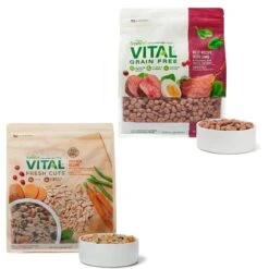 Freshpet Vital Beef & Lamb Grain-Free Fresh Dog Food & Freshpet Vital Fresh Cuts Chicken Recipe Fresh Dog Food