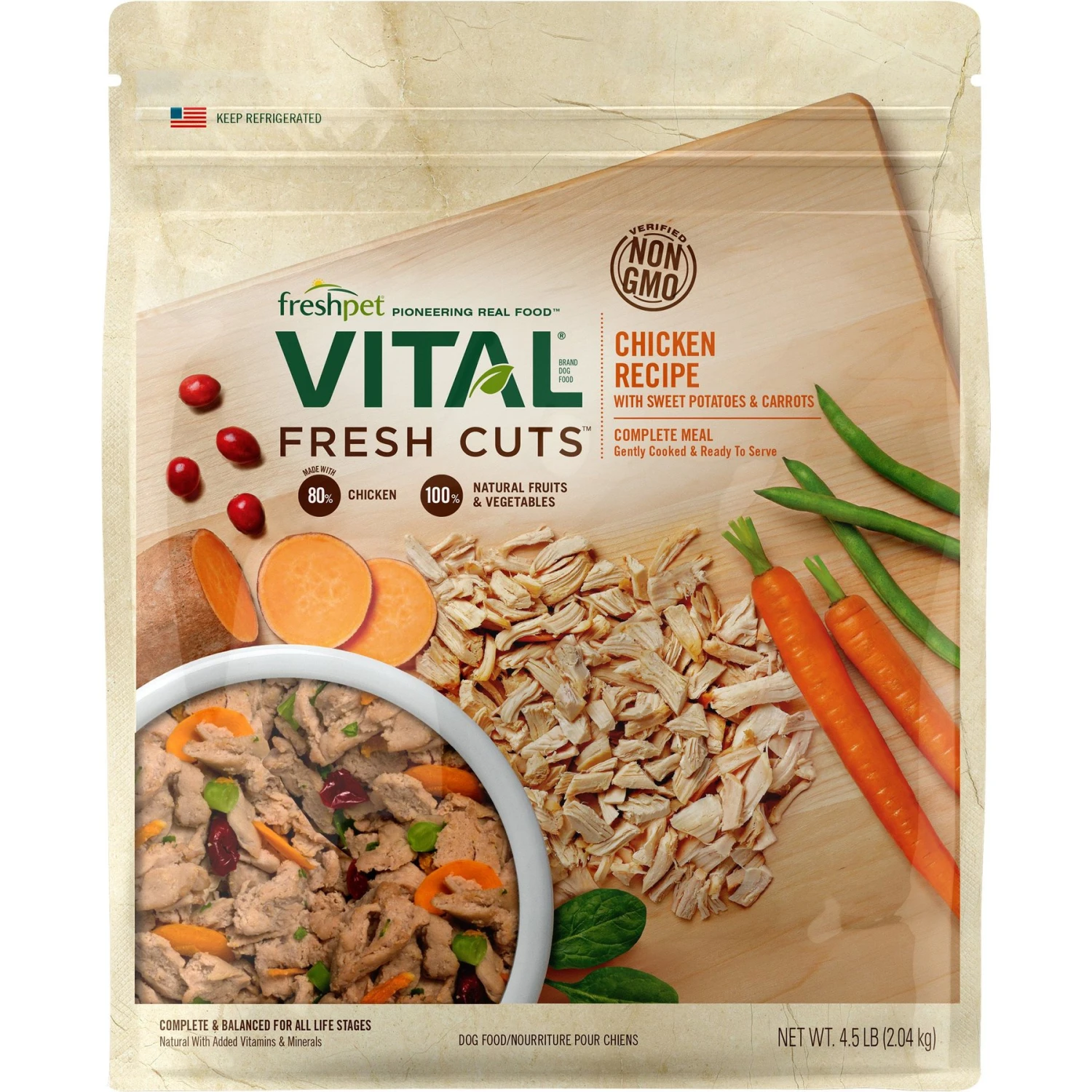 Freshpet Vital Beef & Lamb Grain-Free Fresh Dog Food & Freshpet Vital Fresh Cuts Chicken Recipe Fresh Dog Food 5 Freshpet Vital Beef & Lamb Grain-Free Fresh Dog Food & Freshpet Vital Fresh Cuts Chicken Recipe Fresh Dog Food - Image 3