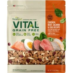 Freshpet Vital Beef & Lamb Grain-Free Fresh Dog Food & Freshpet Vital Chicken, Beef, Salmon & Egg Recipe Grain-Free Fresh Dog Food -Snuggle Paws 845686 PT3. AC SS1800 V1682953266