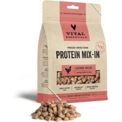 Vital Essentials Protein Mix-In Chicken Recipe Mini Nibs Grain-Free Freeze-Dried Raw Dog Food Topper