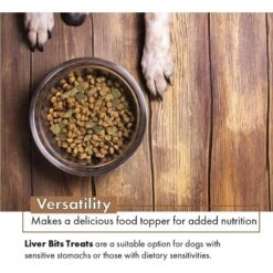 Liver Bits Freeze-Dried Raw Dog Treats, 4-oz Bag -Snuggle Paws 84726 PT5. AC SS1800 V1687360463