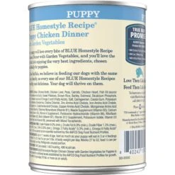 Blue Buffalo Homestyle Recipe Puppy Chicken Dinner With Garden Vegetables Canned Dog Food -Snuggle Paws 84999 PT3. AC SS1800 V1572895687