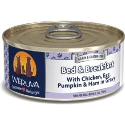 Weruva Bed & Breakfast With Chicken, Egg, Pumpkin & Ham In Gravy Grain-Free Canned Dog Food