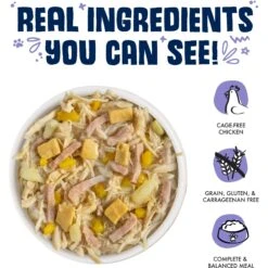 Weruva Bed & Breakfast With Chicken, Egg, Pumpkin & Ham In Gravy Grain-Free Canned Dog Food -Snuggle Paws 85386 PT2. AC SS1800 V1696008975