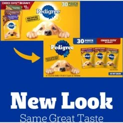 Iams Proactive Health MiniChunks Small Kibble Adult Chicken & Whole Grain Dry Dog Food & Pedigree Choice Cuts In Gravy Variety Pack Adult Wet Dog Food, 3.5-oz Pouch, Case Of 30 -Snuggle Paws 854542 PT2. AC SS1800 V1683810036