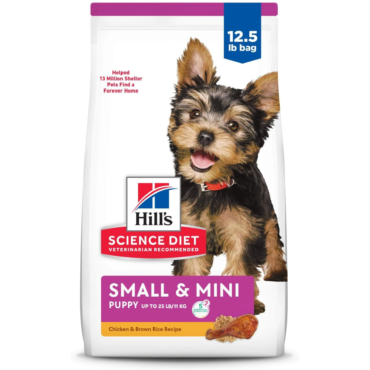 Hill's Science Diet Puppy Small & Mini Chicken Meal & Brown Rice Recipe Dry Dog Food 3 Hill's Science Diet Puppy Small & Mini Chicken Meal & Brown Rice Recipe Dry Dog Food
