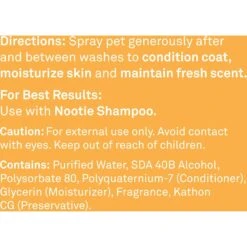 Nootie Warm Vanilla Cookie Daily Spritz For Dogs -Snuggle Paws 85565 PT1. AC SS1800 V1515706763