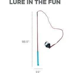 Outward Hound Tail Teaser With Refill Dog & Cat Teaser Toy -Snuggle Paws 85934 PT5. AC SS1800 V1636501607