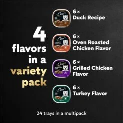 Cesar Poultry Variety Pack With Real Chicken, Turkey & Duck Grain-Free Small Breed Adult Wet Dog Food Trays 19 Cesar Poultry Variety Pack With Real Chicken, Turkey & Duck Grain-Free Small Breed Adult Wet Dog Food Trays -Snuggle Paws 86458 PT8. AC SS1800 V1695738921