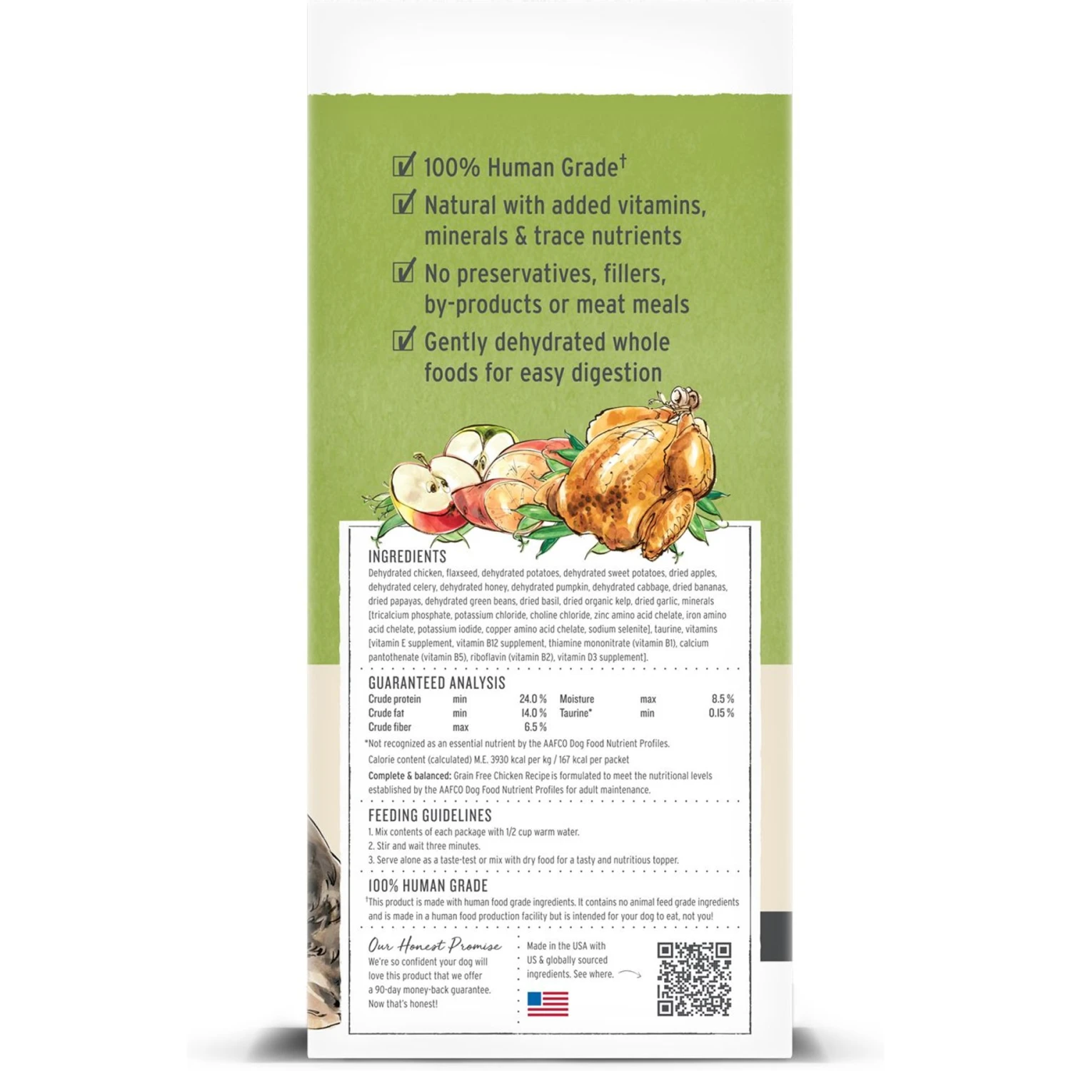 The Honest Kitchen Grain-Free Chicken Dehydrated Dog Food, 1.5-oz, 10 Count 4 The Honest Kitchen Grain-Free Chicken Dehydrated Dog Food, 1.5-oz, 10 Count - Image 2