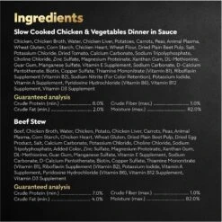 Cesar Home Delights Slow Cooked Chicken & Vegetables & Beef Stew Variety Pack Small Breed Adult Wet Dog Food Trays -Snuggle Paws 86476 PT5. AC SS1800 V1695750256