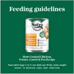 Nutro Grain-Free Premium Loaf Slow Cooked Chicken, Potato, Carrot & Pea Recipe Grain-Free Canned Adult Wet Dog Food 17 Nutro Grain-Free Premium Loaf Slow Cooked Chicken, Potato, Carrot & Pea Recipe Grain-Free Canned Adult Wet Dog Food -Snuggle Paws 86747 PT6. AC SS1800 V1691422012