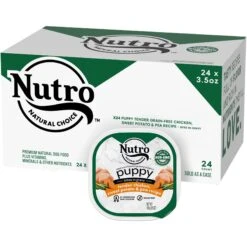 Nutro Puppy Tender Grain-Free Chicken, Sweet Potato & Pea Recipe Bites In Gravy Wet Dog Food Trays -Snuggle Paws 86748 PT2. AC SS1800 V1691418333