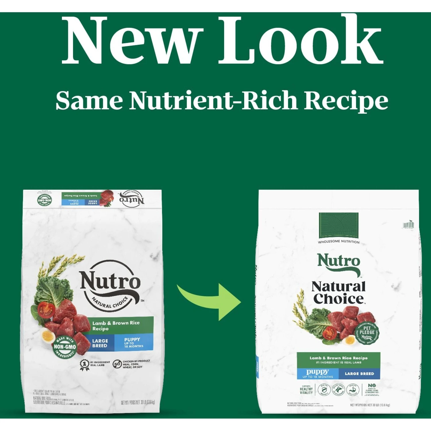 Nutro Natural Choice Large Breed Puppy Lamb & Brown Rice Recipe Dry Dog Food 4 Nutro Natural Choice Large Breed Puppy Lamb & Brown Rice Recipe Dry Dog Food - Image 2