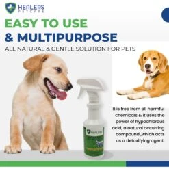 Healers Skin & Coat Grooming Solution Dog & Cat Spray -Snuggle Paws 867838 PT2. AC SS1800 V1685641983