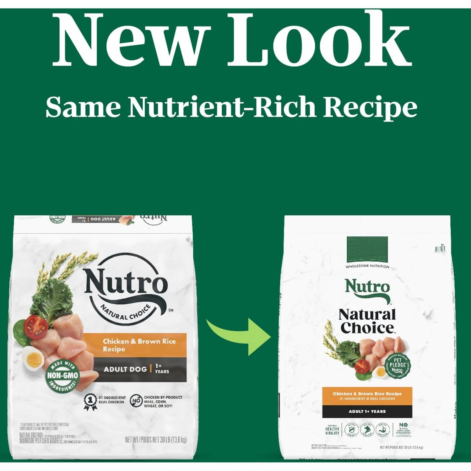 Nutro Natural Choice Adult Chicken & Brown Rice Recipe Dry Dog Food 4 Nutro Natural Choice Adult Chicken & Brown Rice Recipe Dry Dog Food - Image 2