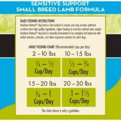 AvoDerm Advanced Sensitive Support Lamb Formula Grain-Free Small Breed Adult Dry Dog Food -Snuggle Paws 86931 PT6. AC SS1800 V1604962303