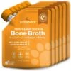 Primalvore Free Range Chicken Bone Broth With Collagen + Turmeric Dog & Cat Food Topping, 12-oz Bag, 6 Count -Snuggle Paws 871302 MAIN. AC SS1800 V1688393201