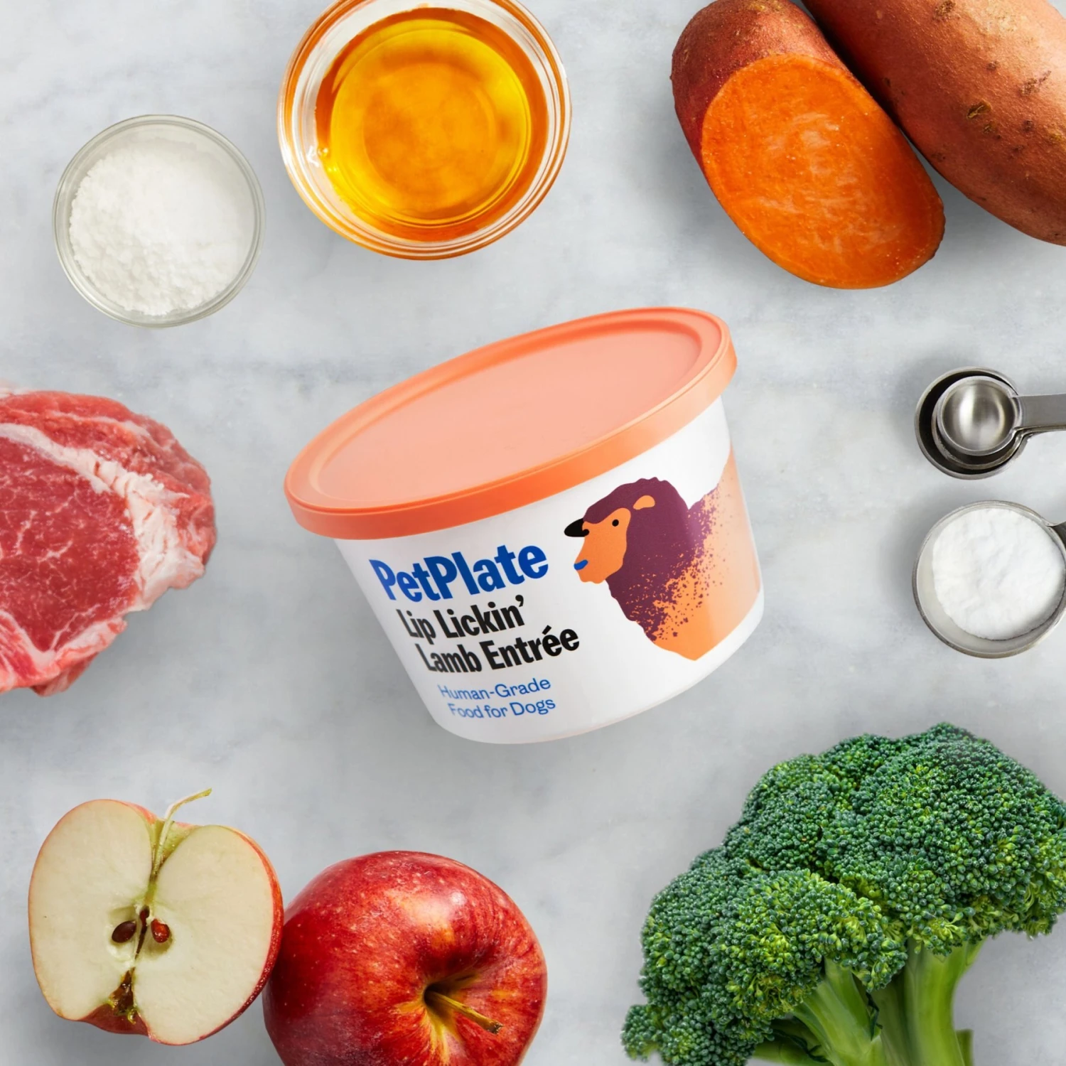 PetPlate Human Grade Lip Lickin' Lamb Entree Dog Food 4 PetPlate Human Grade Lip Lickin' Lamb Entree Dog Food - Image 2