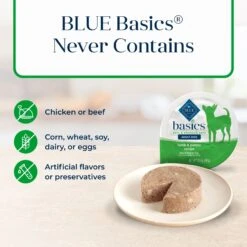 Blue Buffalo Basics Skin & Stomach Care Grain-Free Lamb & Potato Small Breed Adult Wet Dog Food -Snuggle Paws 88195 PT5. AC SS1800 V1646271688