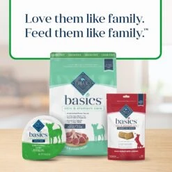 Blue Buffalo Basics Skin & Stomach Care Grain-Free Lamb & Potato Small Breed Adult Wet Dog Food -Snuggle Paws 88195 PT8. AC SS1800 V1646253684