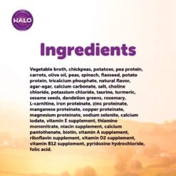 Halo Holistic Vegan Dog Food Complete Digestive Health Plant-Based Recipe With Superfoods Adult Formula Dry Dog Food & Halo Holistic Garden Of Vegan Recipe Adult Canned Dog Food -Snuggle Paws 882742 PT3. AC SS1800 V1686162797