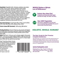 Halo Holistic Garden Of Vegan Recipe Adult Canned Dog Food & Halo Holistic Vegan Dog Food Complete Digestive Health Plant-Based Recipe With Superfoods Adult Formula Dry Dog Food -Snuggle Paws 882750 PT2. AC SS1800 V1686162795