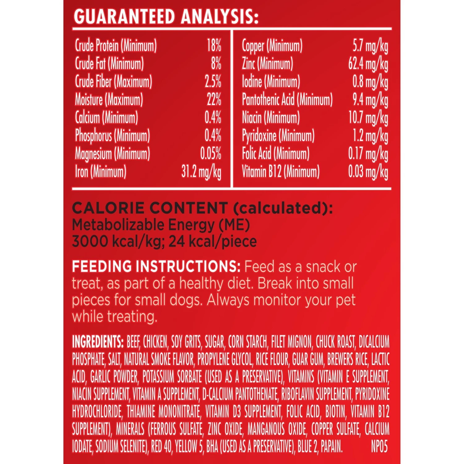 Pedigree Chopped Ground Dinner Filet Mignon Flavor & Beef Adult Canned Wet Dog Food Variety Pack & Milk-Bone Soft & Chewy Beef & Filet Mignon Recipe Dog Treats 10 Pedigree Chopped Ground Dinner Filet Mignon Flavor & Beef Adult Canned Wet Dog Food Variety Pack & Milk-Bone Soft & Chewy Beef & Filet Mignon Recipe Dog Treats - Image 8