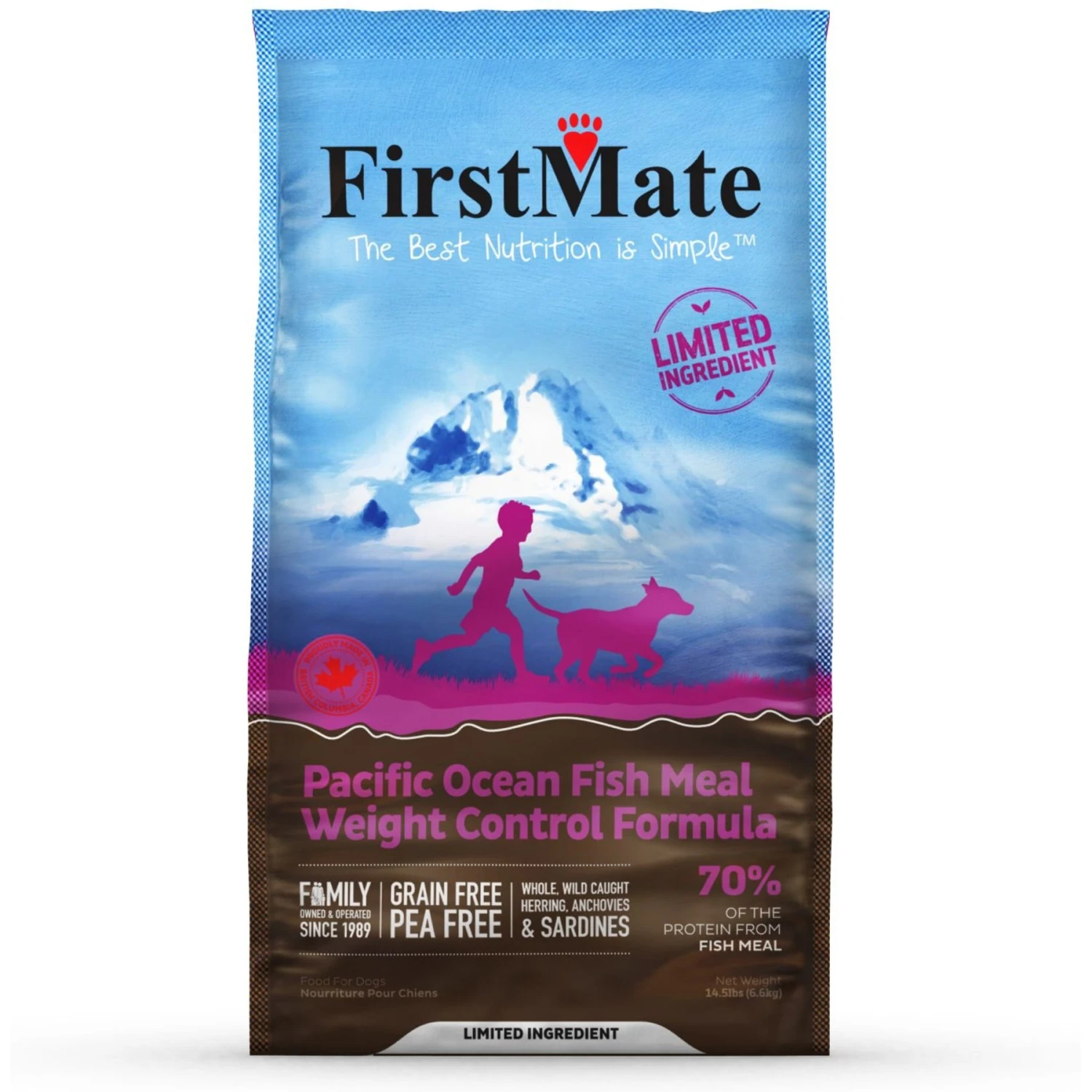 Firstmate Limited Ingredient Diet Grain-Free Pacific Ocean Fish Meal Weight Control Formula Dry Dog Food 3 Firstmate Limited Ingredient Diet Grain-Free Pacific Ocean Fish Meal Weight Control Formula Dry Dog Food