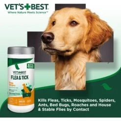 Vet's Best Topical Flea & Tick Wipes For Cats & Dogs, 50 Count -Snuggle Paws 88945 PT4. AC SS1800 V1632798071