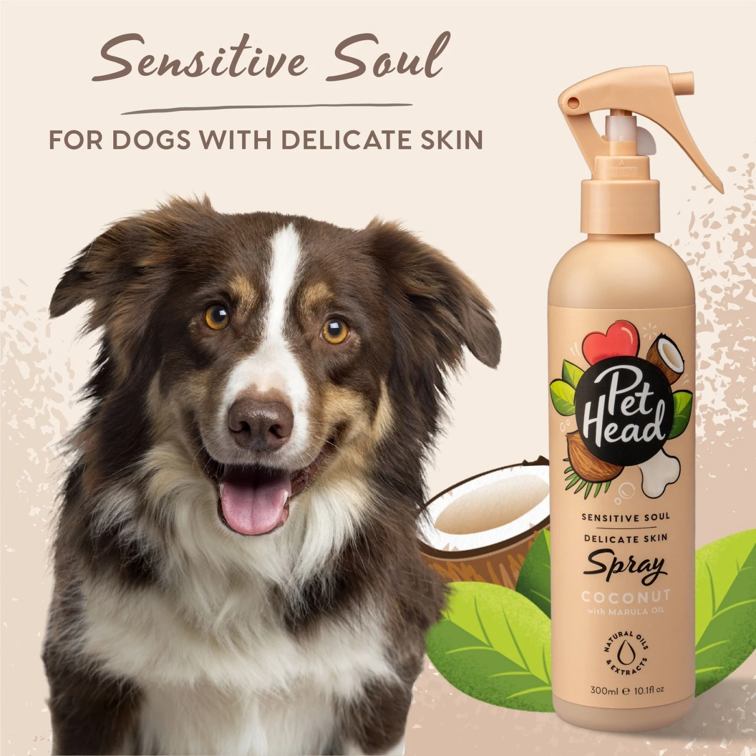 Pet Head Sensitive Soul Gentle Formula Spray, 10-oz Bottle 5 Pet Head Sensitive Soul Gentle Formula Spray, 10-oz Bottle - Image 3