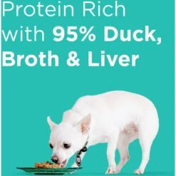 BIXBI Rawbble Grain-Free Canned Duck Recipe Wet Dog Food, 12.5-oz Can, Case Of 12 -Snuggle Paws 895230 PT2. AC SS1800 V1689014587