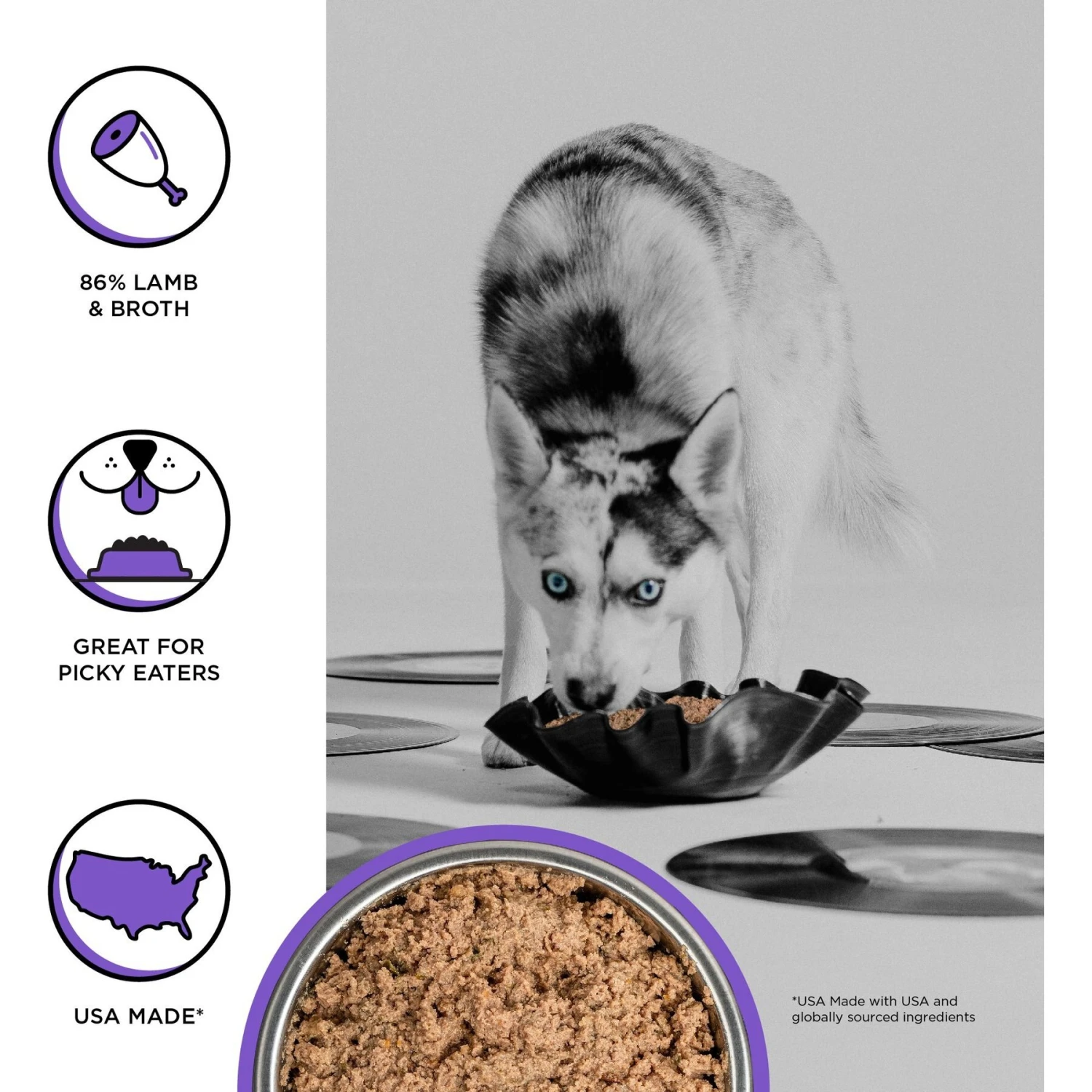 BIXBI Rawbble Grain-Free Canned Lamb Recipe Wet Dog Food, 12.5-oz Can, Case Of 12 4 BIXBI Rawbble Grain-Free Canned Lamb Recipe Wet Dog Food, 12.5-oz Can, Case Of 12 - Image 2