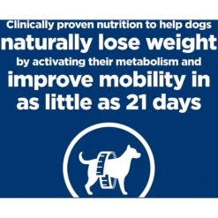Hill's Prescription Diet Metabolic + Mobility J/d Chicken Flavor Dry Dog Food -Snuggle Paws 89568 PT3. AC SS1800 V1650990982