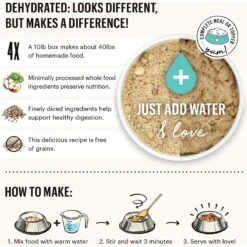 The Honest Kitchen Limited Ingredient Diet Turkey Recipe Grain-Free Dehydrated Dog Food -Snuggle Paws 90624 PT5. AC SS1800 V1649736683