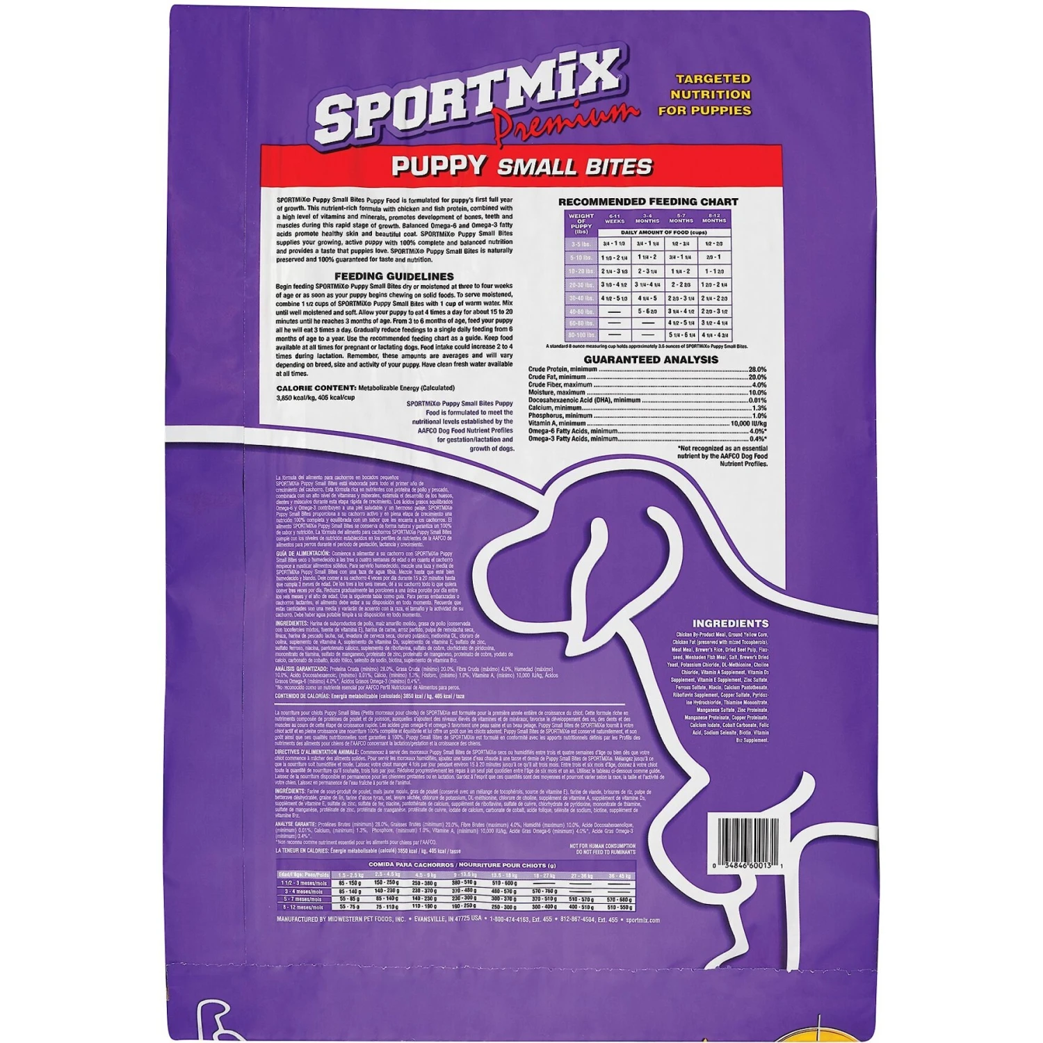 SPORTMiX Premium Small Bites Puppy Dry Dog Food 4 SPORTMiX Premium Small Bites Puppy Dry Dog Food - Image 2