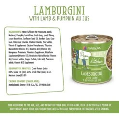 Weruva Dogs In The Kitchen Lamburgini With Lamb & Pumpkin Au Jus Grain-Free Canned Dog Food -Snuggle Paws 91024 PT5. AC SS1800 V1700860223