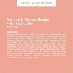 Martha Stewart Pet Food Salmon & Quinoa Recipe With Garden Vegetables Dry Dog Food -Snuggle Paws 910998 PT5. AC SS1800 V1692203709