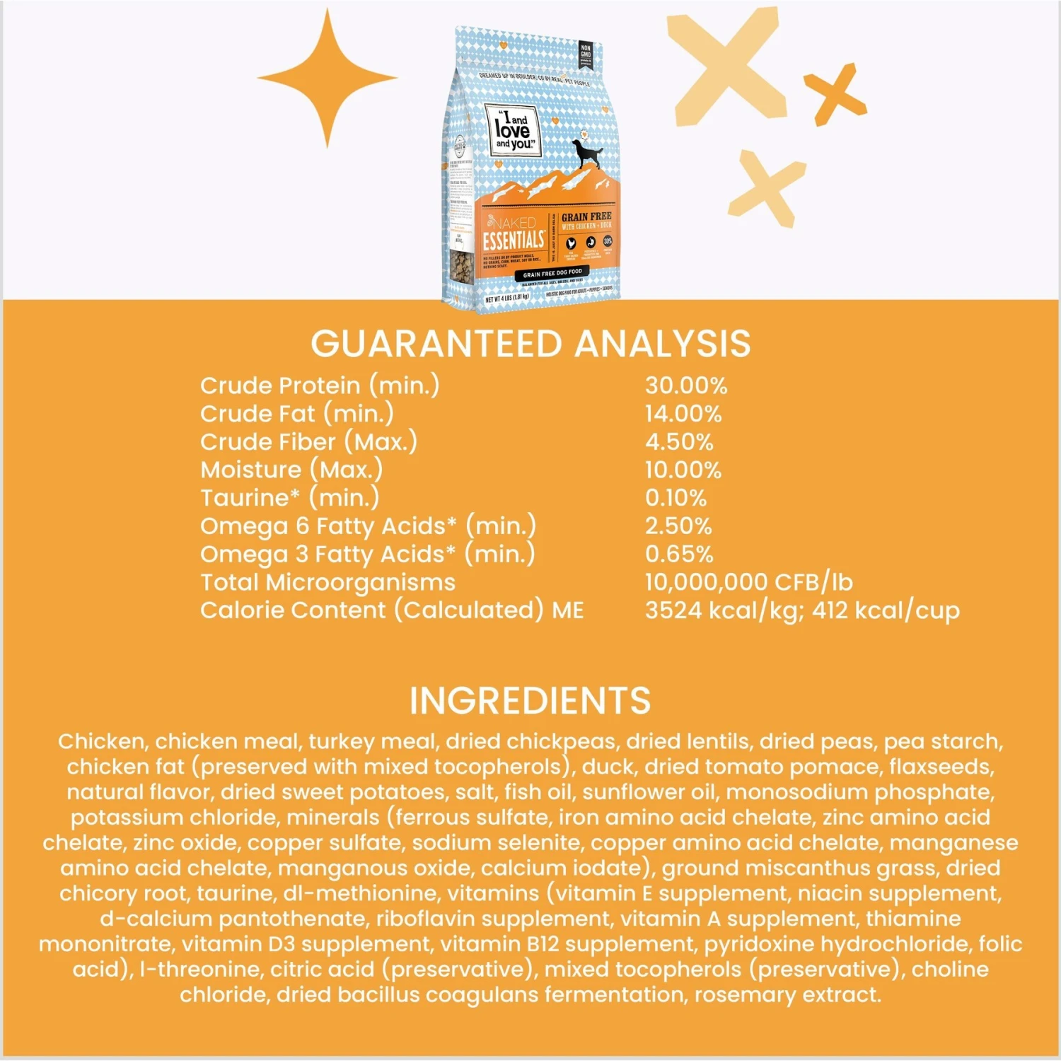 I And Love And You Naked Essentials Grain-Free Chicken And Duck Recipe Dry Dog Food 9 I And Love And You Naked Essentials Grain-Free Chicken And Duck Recipe Dry Dog Food - Image 7