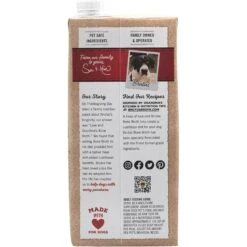 Brutus Broth Bone Broth Beef Flavor Hip & Joint Human-Grade Dog Food Topper, 32-oz Box & Brutus Broth Bone Broth Chicken Flavor Hip & Joint Human-Grade Dog Food Topper, 32-oz Box -Snuggle Paws 916422 PT2. AC SS1800 V1689882233