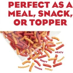 Moist & Meaty Burger With Cheddar Cheese Flavor Dry Dog Food & Milk-Bone Soft & Chewy Beef & Filet Mignon Recipe Dog Treats -Snuggle Paws 916766 PT3. AC SS1800 V1689881627