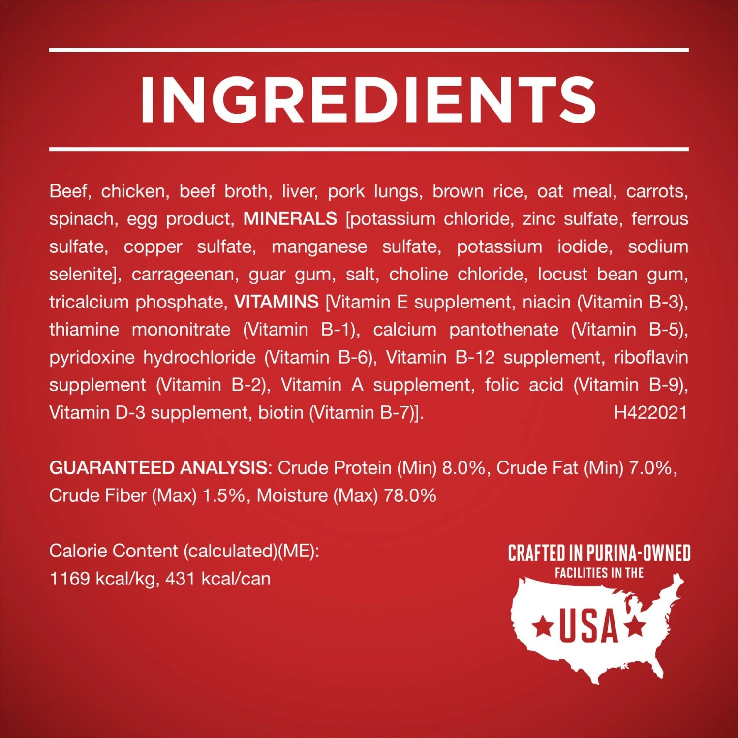 Purina ONE SmartBlend Classic Ground Beef & Brown Rice Entree Adult Canned Dog Food 6 Purina ONE SmartBlend Classic Ground Beef & Brown Rice Entree Adult Canned Dog Food - Image 4