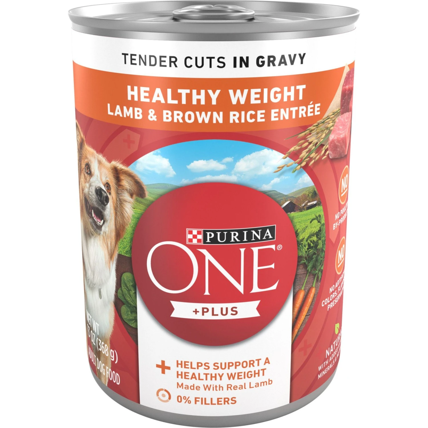 Purina ONE +Plus Adult Tender Cuts In Gravy Healthy Weight Lamb & Brown Rice Entree Canned Dog Food 3 Purina ONE +Plus Adult Tender Cuts In Gravy Healthy Weight Lamb & Brown Rice Entree Canned Dog Food