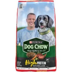 Dog Chow High Protein Recipe With Real Lamb & Beef Flavor Dry Dog Food, 44-lb Bag