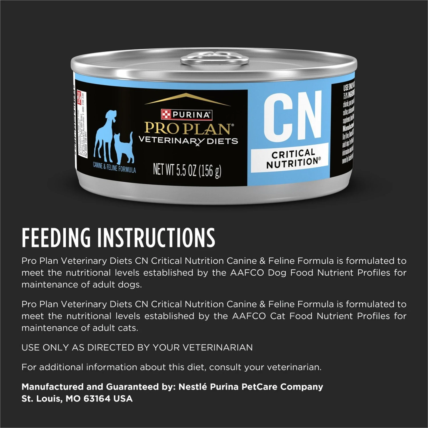 Purina Pro Plan Veterinary Diets CN Critical Nutrition Wet Dog & Cat Food 10 Purina Pro Plan Veterinary Diets CN Critical Nutrition Wet Dog & Cat Food - Image 8